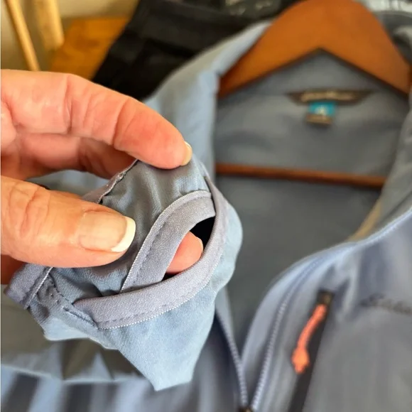 Eddie Bauer jacket First Ascent Sandstone Softshell color-Blue Size Medium - Picture 7 of 10